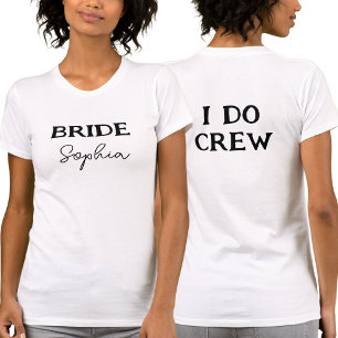 Camiseta Festa de Despedida de Solteira da Noiva Eu Vou Equ