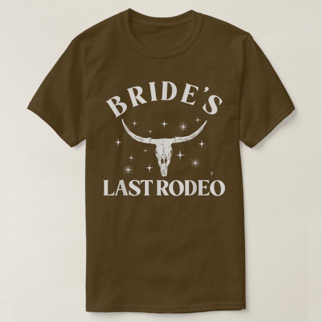 Camiseta Festa de Despedida de Solteira da Noiva Rodeio Cor (Frente do Design)