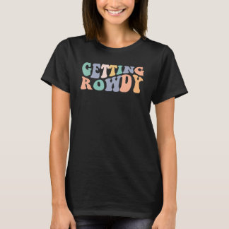 Camiseta Festa de Despedida de Solteira Ficando Animada e C