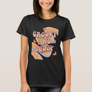 Camiseta Festa de Despedida de Solteira Groovy e Embriagada