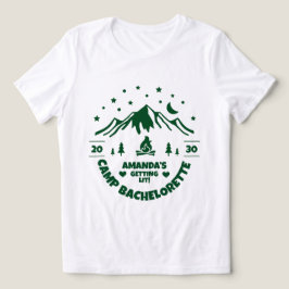 Camiseta Festa de Despedida de Solteira no Acampamento
