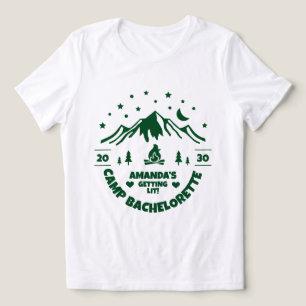 Camiseta Festa de Despedida de Solteira no Acampamento