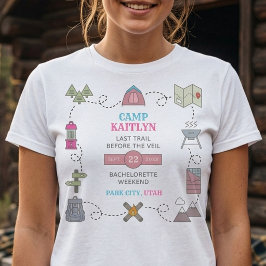 Camiseta Festa de Despedida de Solteira no Camp Bach Wilder