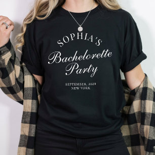 Camiseta Festa de Despedida de Solteira Personalizada com L