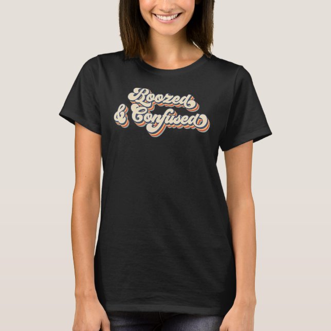 Camiseta Festa de Despedida de Solteira Retro Embriagada e  (Frente)