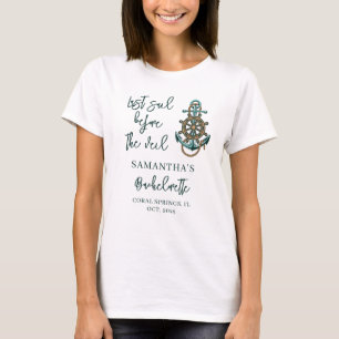 Camiseta Festa de Despedida de Solteira Última Viagem Antes