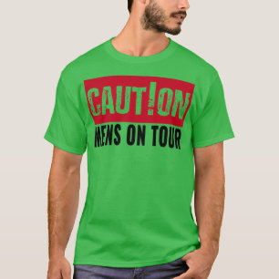 Camiseta Festa de despedida de solteiro alerta homens em tu