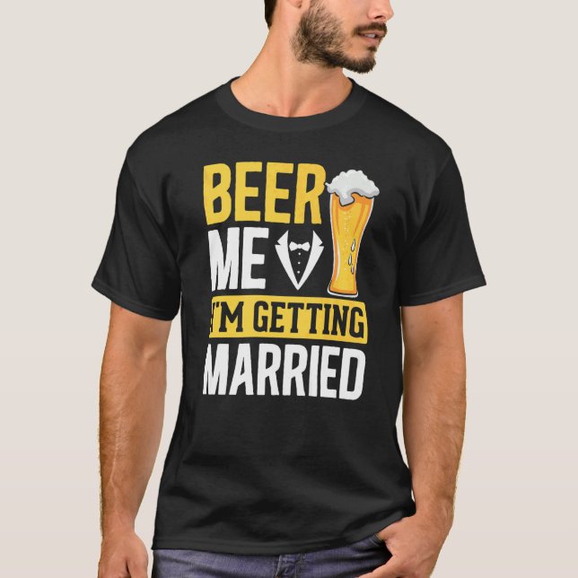 Camiseta Festa de Despedida de Solteiro Casamento Bebendo C (Frente)