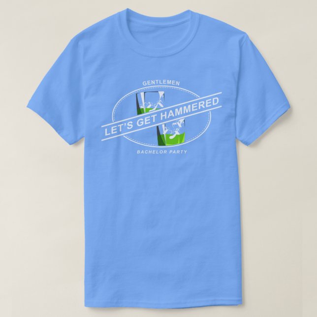 Camiseta Festa de Despedida de Solteiro com Estilo 1 (Frente do Design)