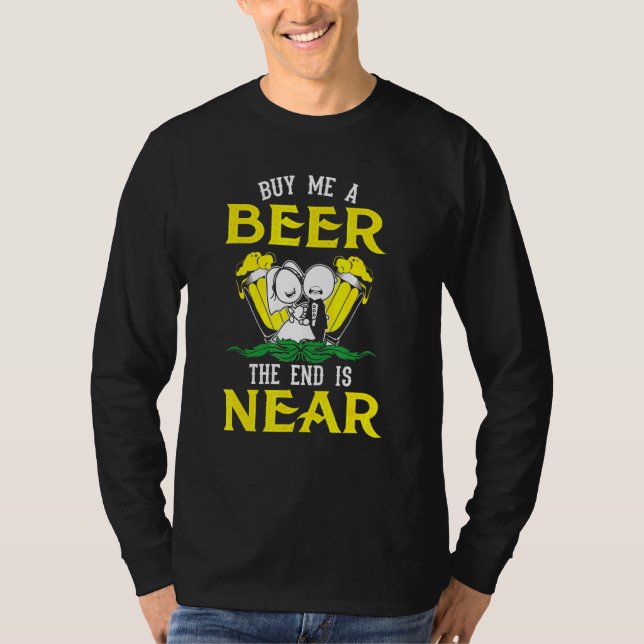 Camiseta Festa de Despedida de Solteiro Comprem-me uma Cerv (Frente)