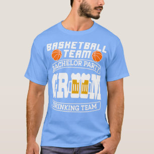 Camiseta Festa de Despedida de Solteiro de Basquete Noivo B