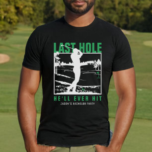 Camiseta Festa de Despedida de Solteiro de Golfe Piada do Ú