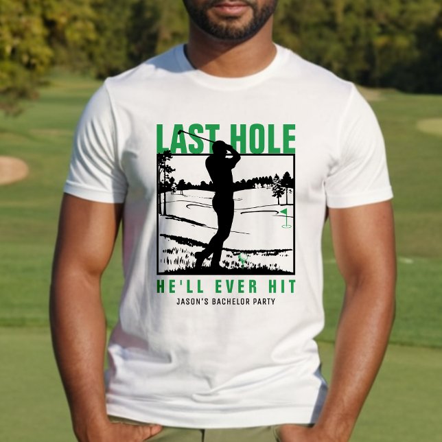 Camiseta Festa de Despedida de Solteiro de Golfe Piada Fina (Criador carregado)