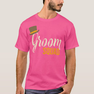 Camiseta Festa de Despedida de Solteiro Divertida Esquadrão