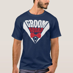 Camiseta Festa de Despedida de Solteiro Divertida Esquadrão