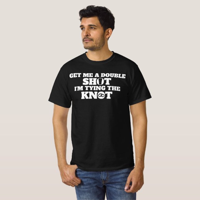 Camiseta Festa de despedida de solteiro engraçada (Frente Completa)