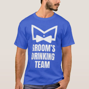 Camiseta Festa de Despedida de Solteiro Engraçada do Noivo 