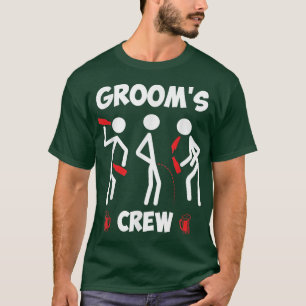 Camiseta Festa de Despedida de Solteiro Homens Time Noivo C