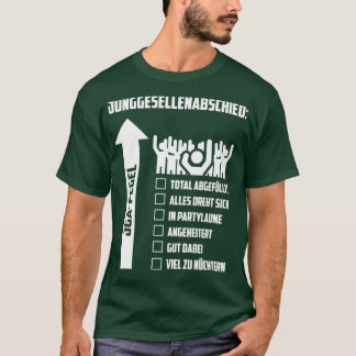 Camiseta Festa de Despedida de Solteiro Nível 2