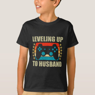 Camiseta Festa de Despedida de Solteiro Subindo de Nível pa
