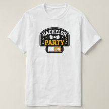 Festa de Despedida de Solteiro – T‑Shirt Unisexo M