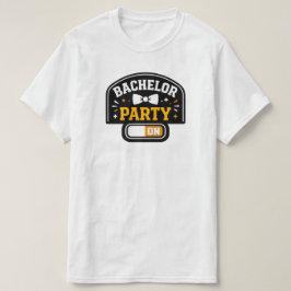 Camiseta Festa de Despedida de Solteiro – T‑Shirt Unisexo M