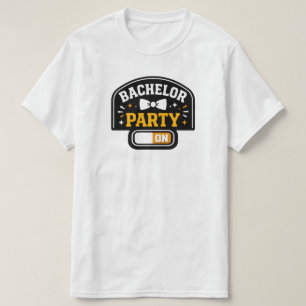 Camiseta Festa de Despedida de Solteiro – T‑Shirt Unisexo M