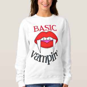 Camiseta Festa de Dia das Bruxas Feliz Básico Dentes de Vam