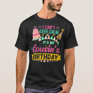 Camiseta Festa de Dia das Mulheres Não consigo manter Calmo