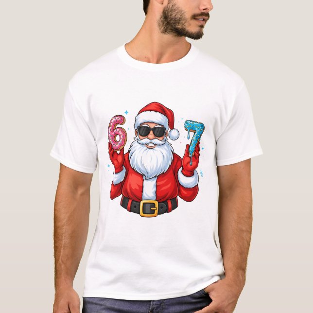 Camiseta Festa de Donut 6 e 7 do Papai Noel (Frente)