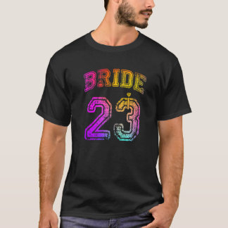 Camiseta Festa de Engajamento da Noiva Casamento 2023 Lua d