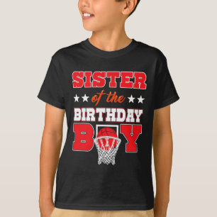 Camiseta Festa de Esboços Irmã do Menino do Aniversário Lle