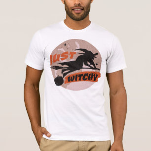 Camiseta Festa de Fantasia de Bruxa Retro de Halloween