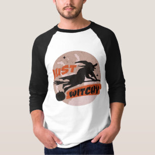 Camiseta Festa de Fantasia de Bruxa Retro de Halloween