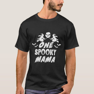 Camiseta Festa de Fantasia de Halloween Mãe Assustadora