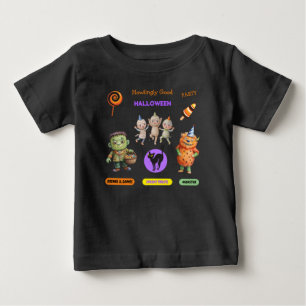 Camiseta Festa de Fantasias de Halloween Monstros Dança div