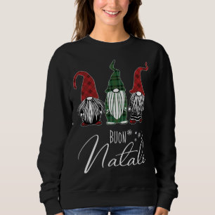 Camiseta Festa de Feliz italiana dos Gnomos Bons Buon Natal