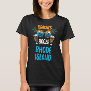 Camiseta Festa de Férias de Praias de Rhode Island