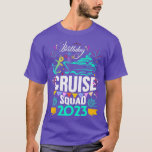 Camiseta Festa de Férias do Funny Birthday Cruise Squad 202<br><div class="desc">Festa de Férias do Funny Birthday Cruise Squad 2023.</div>