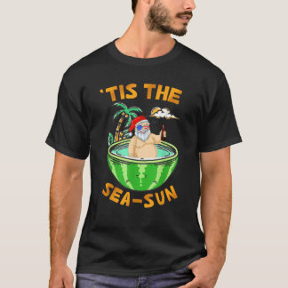 Camiseta Festa de Férias Tropicais de Praia de Julho Natali