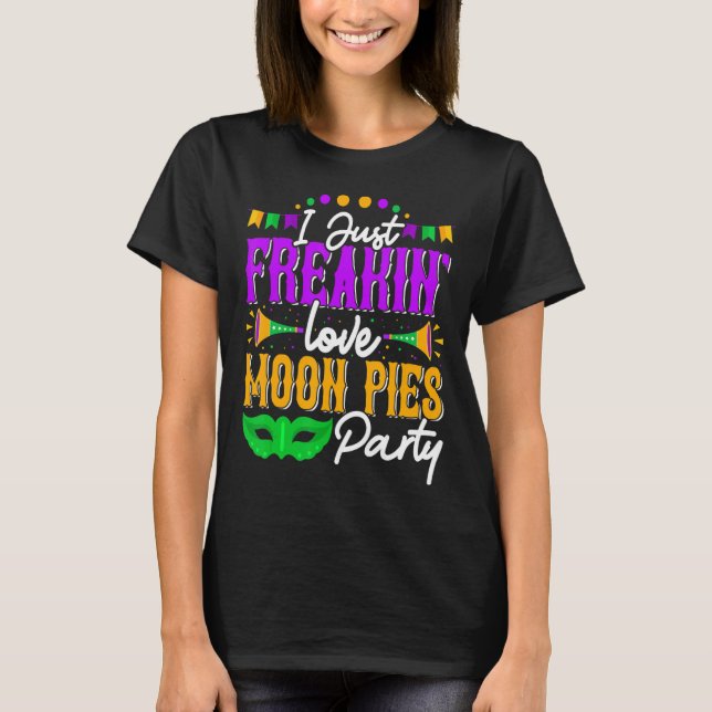 Camiseta Festa de festas de Carnavais de Mardi Gras (Frente)
