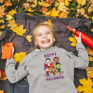 Camiseta Festa de Figuras Bonitas para Crianças do Hallowee