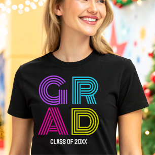 Camiseta Festa de Formatura Grad Neon Retro