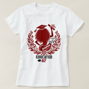 Camiseta festa de formatura Maroon da Equipe Twerk "AF Educ