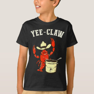 Camiseta Festa de frutos do mar cajun de lagostim engraçado