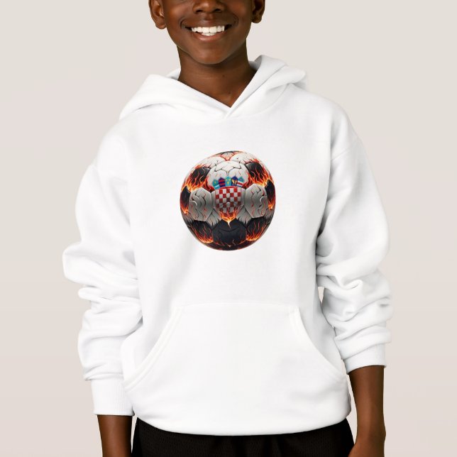 Camiseta Festa de Futebol Croata Fiery (Frente)