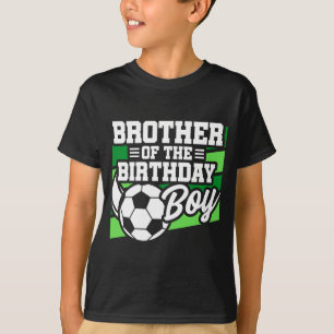 Camiseta Festa De Futebol De Futebol Infantil Irmão Do Aniv