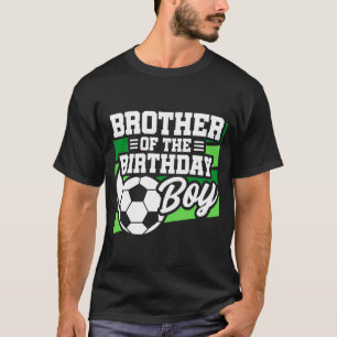 Camiseta Festa De Futebol De Futebol Infantil Irmão Do Aniv