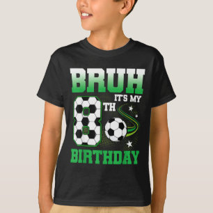 Camiseta Festa de Futebol de Menino de 8 Anos de Idade