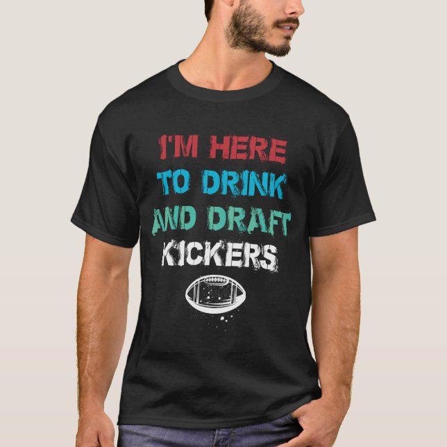 Camiseta Festa de Futebol Fantasia Bebida Draft Kickers Eng (Frente)